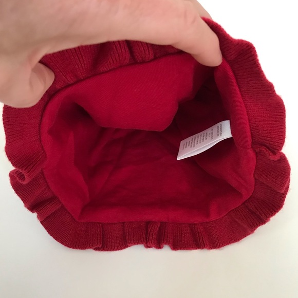 Janie and Jack Girls Red Toboggan - Picture 2 of 2